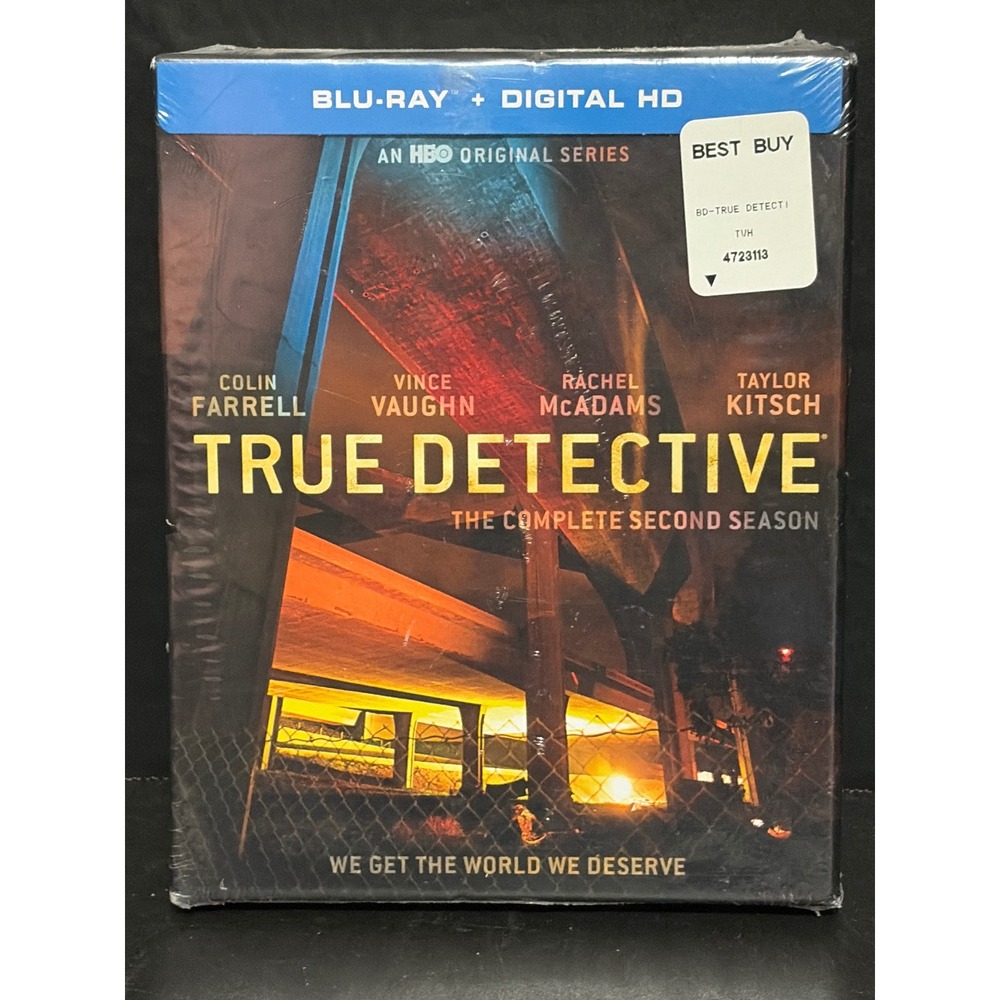 True Detective The Complete Second Season Blu-ray Digital HD HBO Colin Farrell